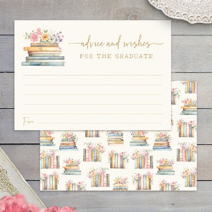 Floral Advice Graduation Enclosure Card