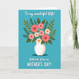 Floral Affectionate Mothers Day Card