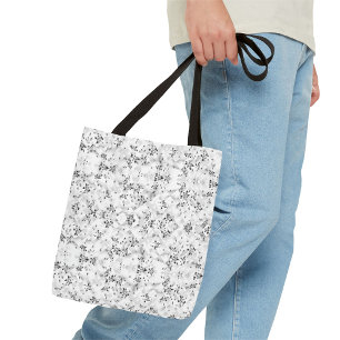 Floral All-Over-Print Tote Bag–Custom Name or Text