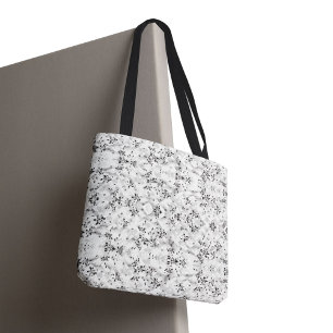 Floral All-Over-Print Tote Bag–Custom Name or Text Bag