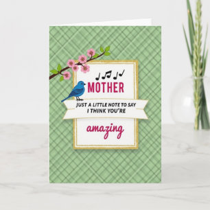 Floral Amazing Mother Card