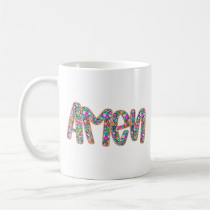 Floral Amen Coffee Mug