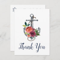 Floral Anchor | Autumn Thank You
