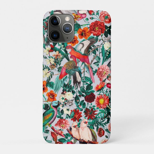 FLORAL AND BIRDS XIV-II Case-Mate iPhone CASE (Back)