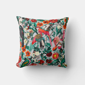 FLORAL AND BIRDS XIV-II CUSHION
