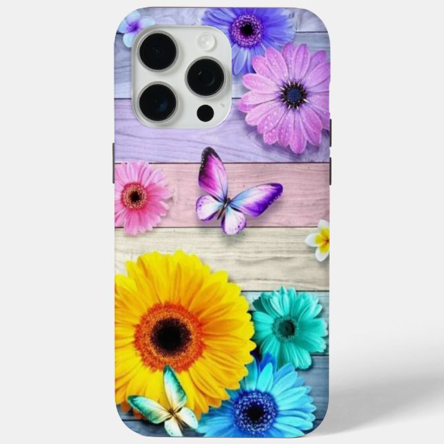 Floral and butterfly  Case-Mate iPhone case (Back)