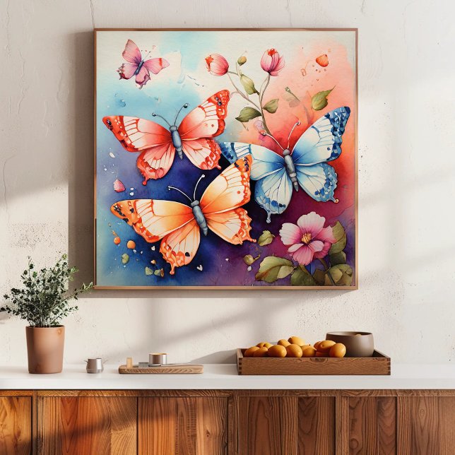 Floral and Butterfly Fine Art Print Chic  (Creator Uploaded)