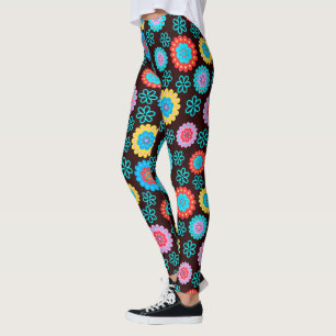 Floral and Colorful Leggings