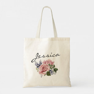 Floral And Elegant  Sister Maid Of Honour Tote Bag