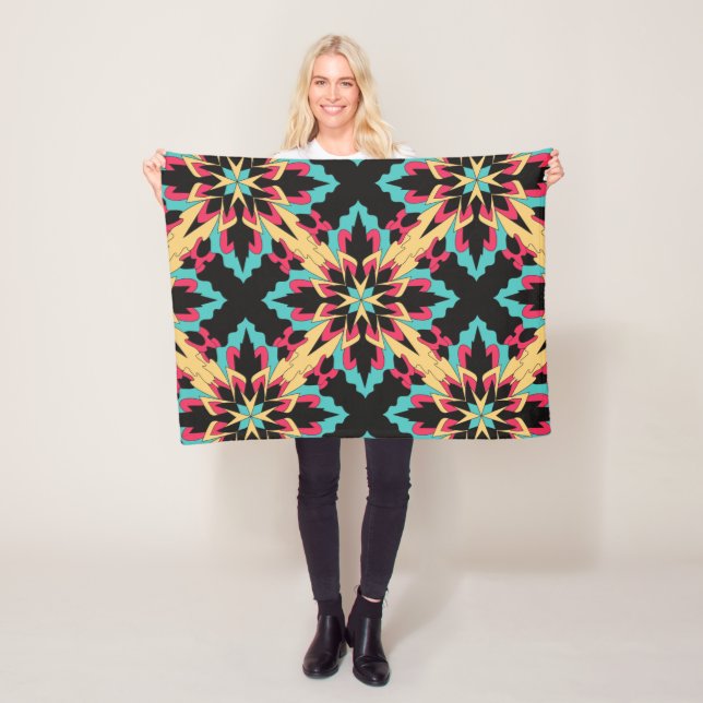  Floral And Glamour Seamless Fashion Cute     Fleece Blanket (In Situ)