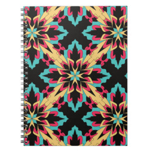 Floral And Glamour Seamless Fashion Cute Notebook