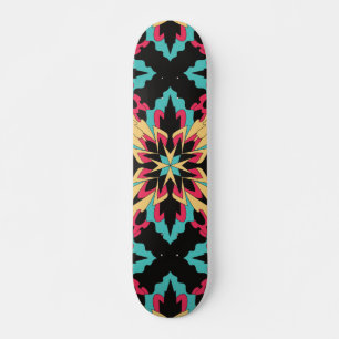 Floral And Glamour Seamless Fashion Cute Skateboard