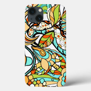 Floral And Glamour Seamless Modern iPhone 13 Case