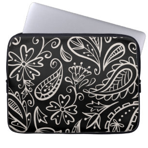 Floral And Glamour Seamless Pattern Modern Cute  Laptop Sleeve