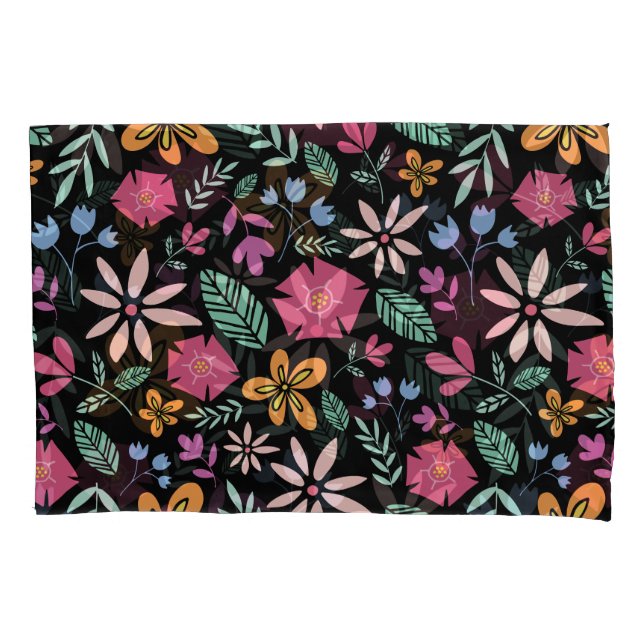 Floral And Glamour Seamless Pattern Natural  Pillowcase (Front-Left)