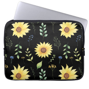 Floral And Glamour Seamless Pattern Spring Laptop Sleeve