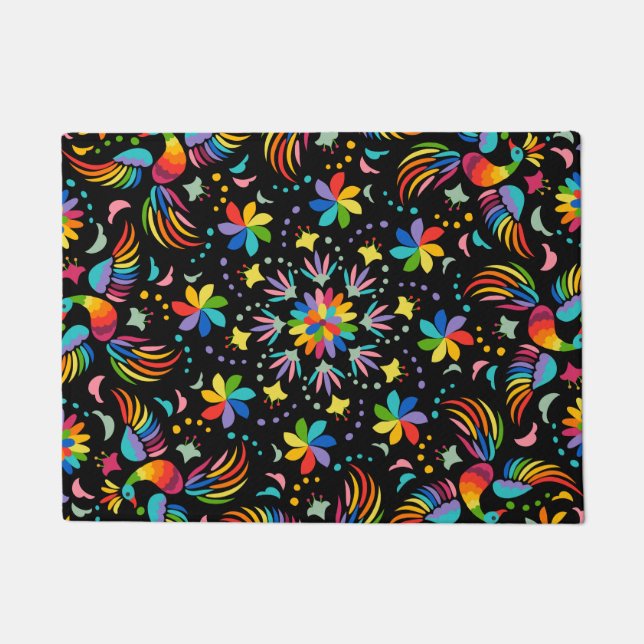 Floral And Glamour Seamless Pattern Summer  Doormat (Front)