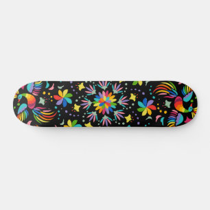 Floral And Glamour Seamless Pattern Summer Skateboard