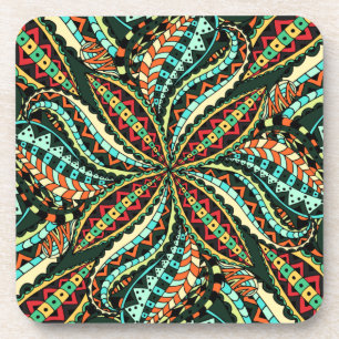 Floral And Glamour Seamless Stylish Coaster