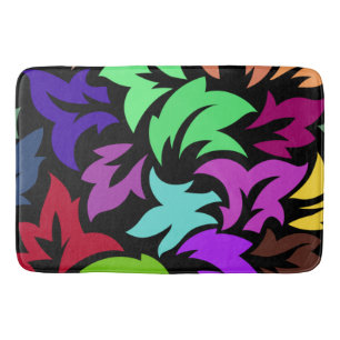 Floral And Glamour Seamless Stylish Summer  Bath Mat