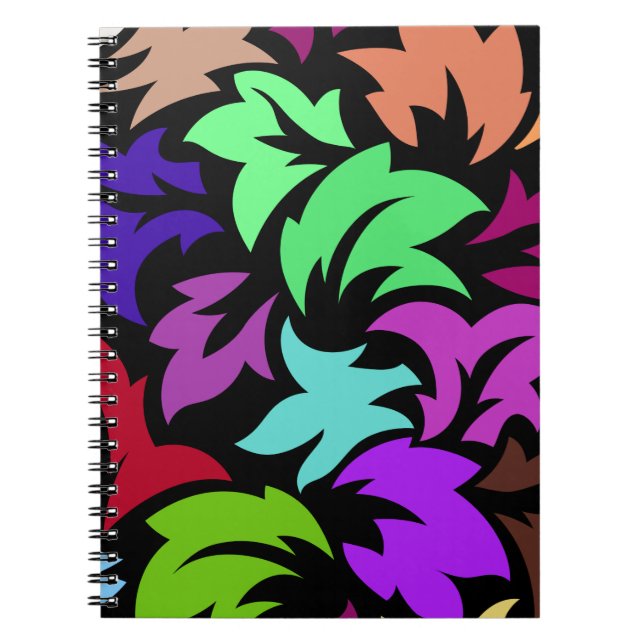 Floral And Glamour Seamless Stylish Summer       Notebook (Front)