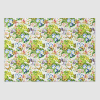 Floral and Monarch Tissue Paper