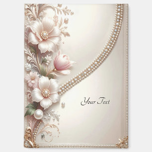 Floral and Pearl Embellishments Magnet