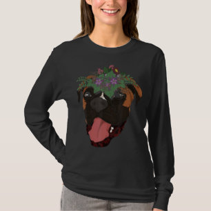 Floral Animal Lover Dog Owner Dog Lovers Flowers B T-Shirt