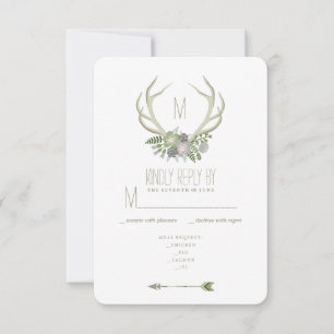 FLORAL ANTLERS RSVP 2