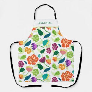 Floral apron