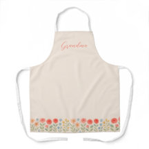 Floral Apron for Grandma or Mom