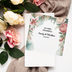 Floral Arch Designer Thank You Card