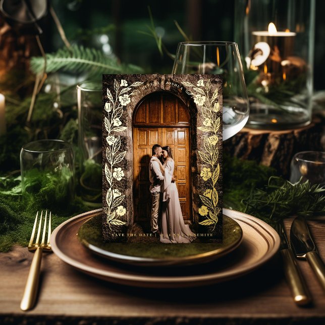 Floral Arch Photo Save the Date (Creator Uploaded)