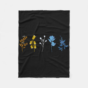 Floral Aroace Pride, Aro Ace Lgbtq Flower, Aromant Fleece Blanket