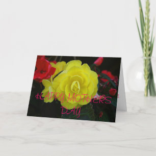 Floral arrangement card