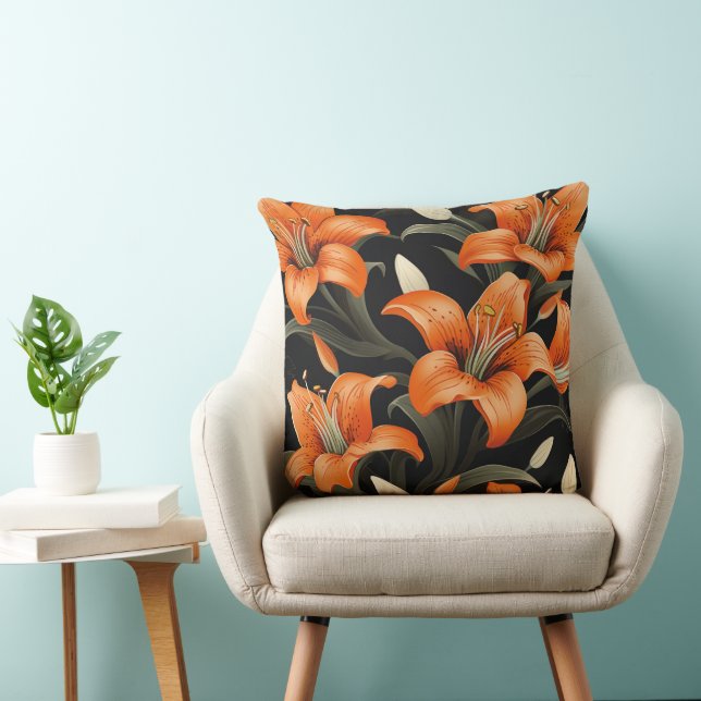 FLORAL ART #1 CUSHION (Chair)