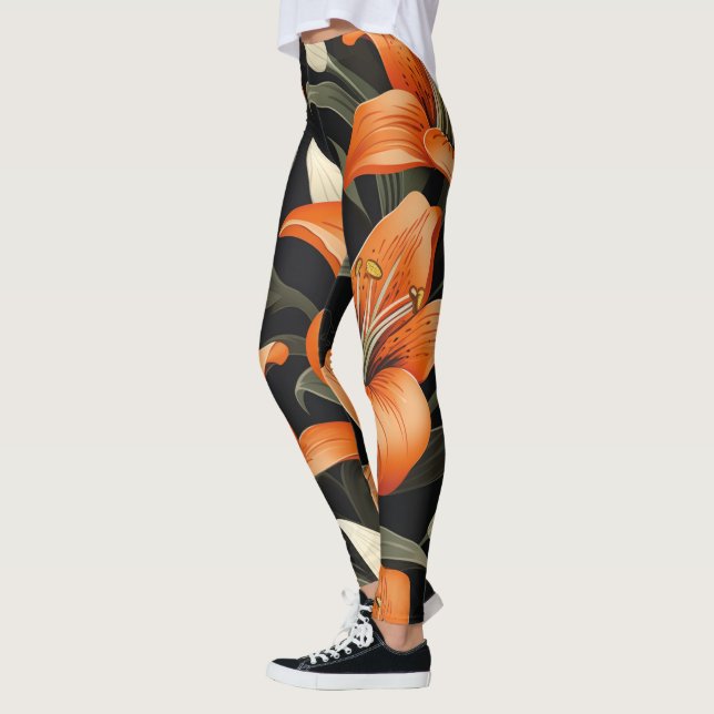 FLORAL ART #1 LEGGINGS (Left)