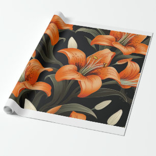 FLORAL ART #1 WRAPPING PAPER