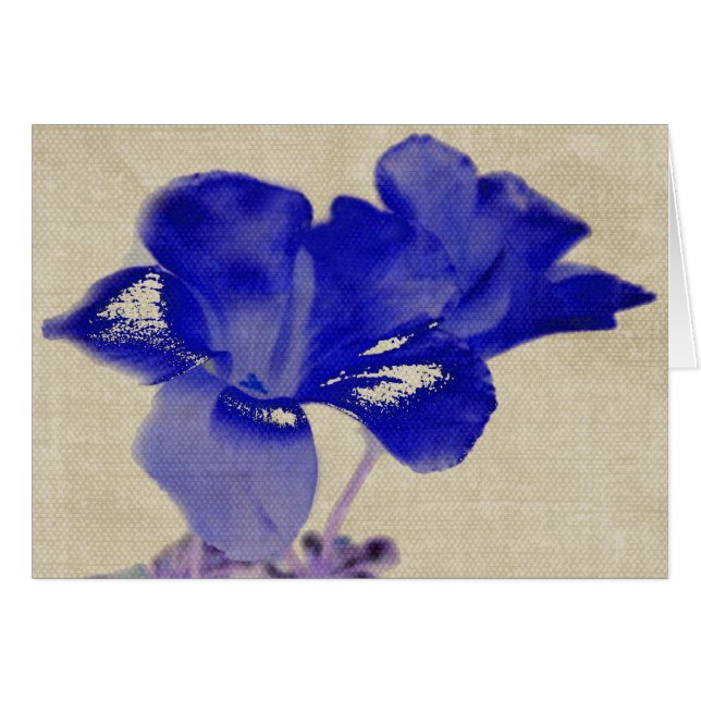 Floral Art Card (Front Horizontal)