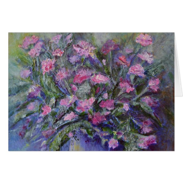 Floral Art Card (Front Horizontal)