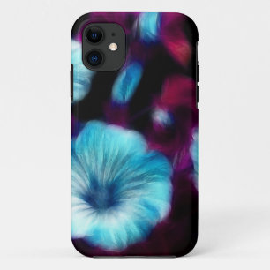 Floral art- Esoteric Petunias iPhone 11 Case