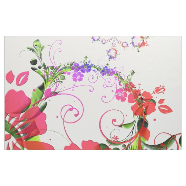 Floral Art Fabric (Yard)