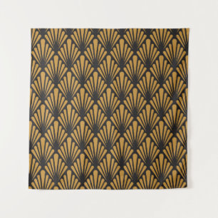 Floral Art Nouveau, retro pattern Tapestry