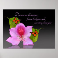 Floral art photography on black Inspirational