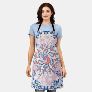 Floral Art, Rangoli Graphic, Bright Life Apron