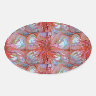 FLORAL ART STICKERS BY ARTIST PAULA REILLY.