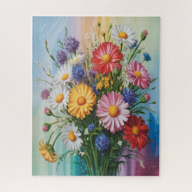 Floral Artistic Jigsaw Puzzle (Vertical)