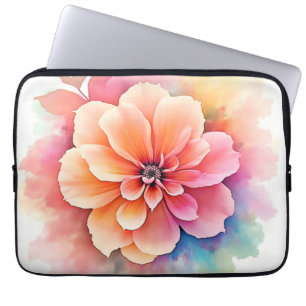 Floral Artistry Unveiled Design Laptop Sleeve