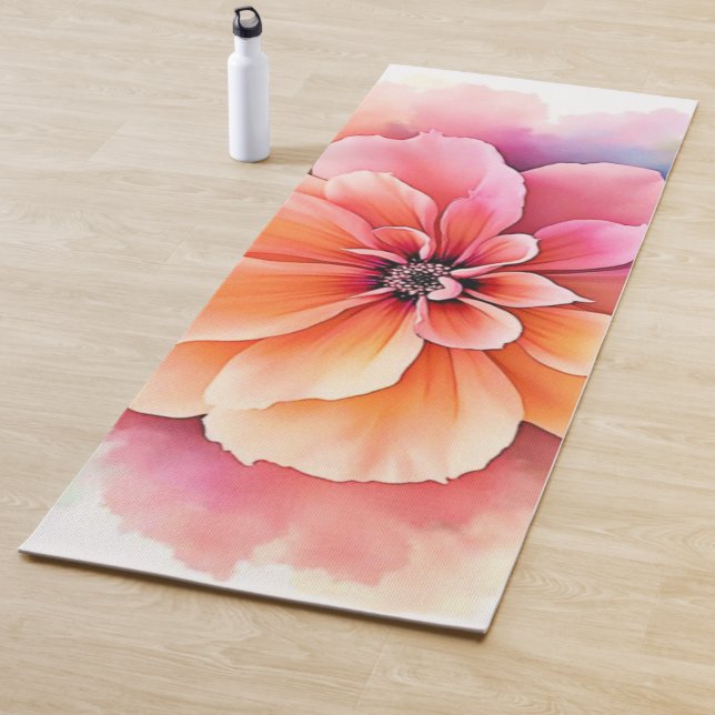 Floral Artistry Unveiled Design Yoga Mat (In Situ)