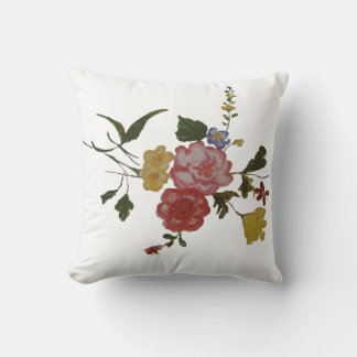 Floral Artwork Japanese Flower Cushion